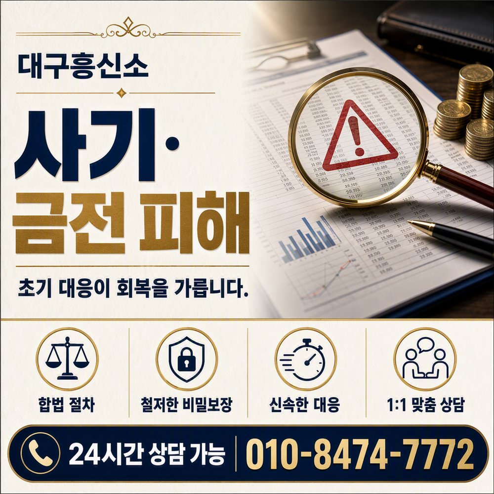 대구흥신소 사기·금전 피해 대구흥신소 사기·금전 피해